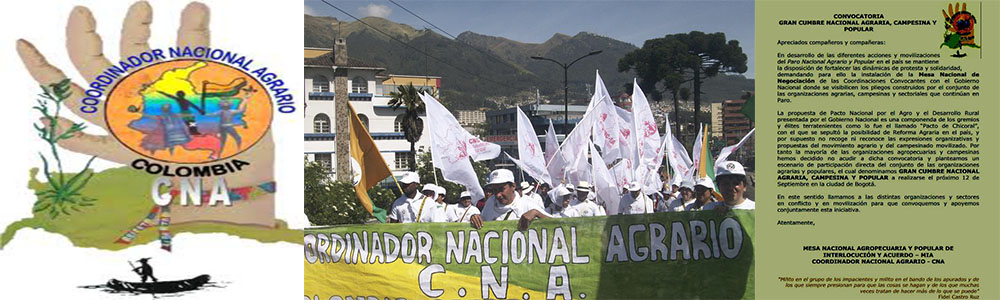 Convocatoria Gran Cumbre Nacional Agraria, Campesina y Popular