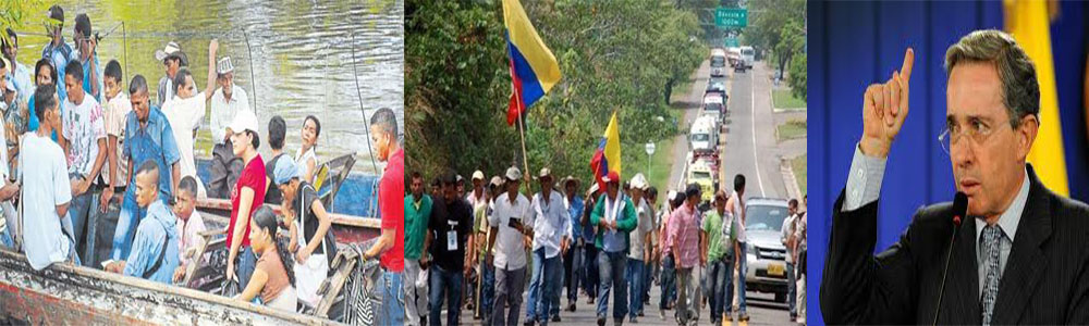 Carta de los pobladores del Sur de Bolívar a Uribe “Le prohibimos hacer su campaña política”