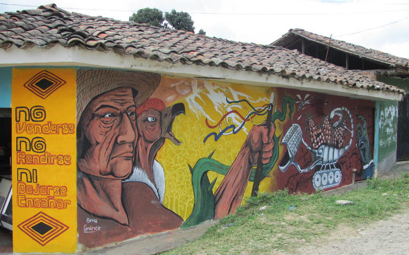 Cauca: Minga de muralistas de los pueblos en Toribio