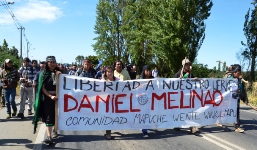 Violenta represión a marcha Mapuche en apoyo a Werken Daniel Melinao en Angol