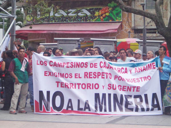 Las comunidades del Tolima marcharon en defensa del Agua y la Vida